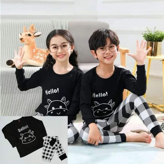 Black Cow Kids night suit