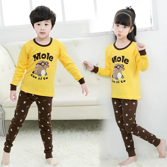 Yellow Mole Kids night suit