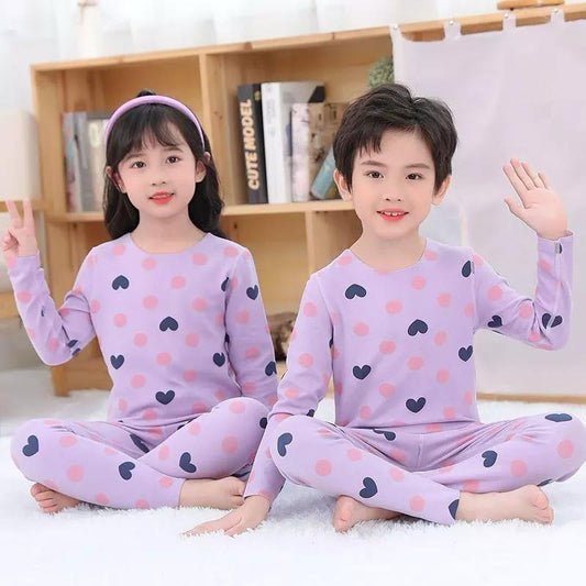 Purple hearts Kids night suit