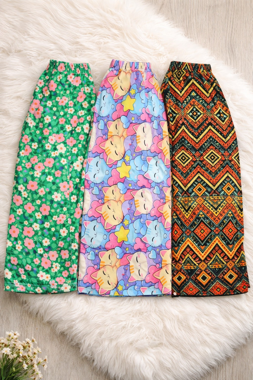 Pack of 3 Digital printed Pjs For her (MN-100005)