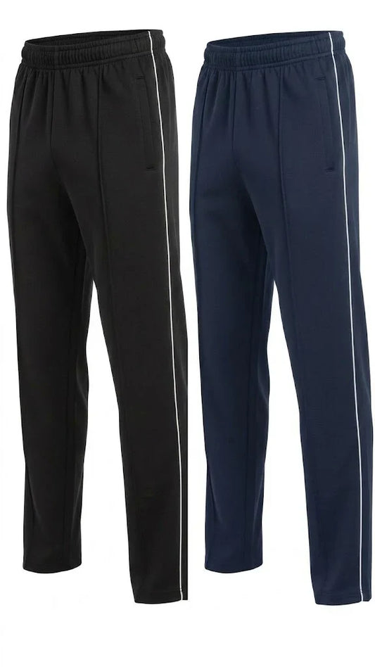 Pack of 2 Front Stitch Terry Trousers ( Black,Navy blue)