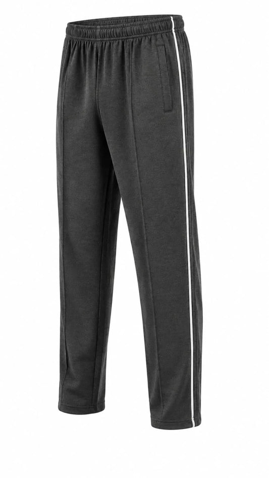 Charcoal Grey Front Stitch Terry Trousers
